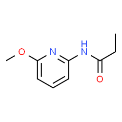 Propanamide,N-(6-methoxy-2-pyridinyl)- structure