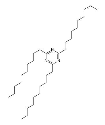 2,4,6-tris-decyl-1,3,5-triazine结构式