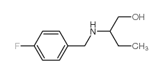 2-[(4-fluorophenyl)methylamino]butan-1-ol结构式