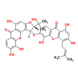 Bijaponicaxanthone C结构式