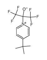 2-(4-(tert-butyl)pyridin-1-ium-1-yl)-1,1,1,3,3,3-hexafluoropropan-2-olate Structure