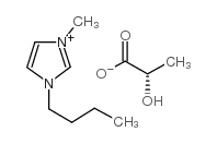 1-Butyl-3-Methylimidazolium (L)-Lactate Structure