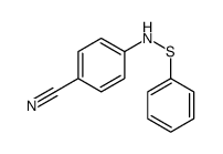 4-(phenylsulfanylamino)benzonitrile结构式