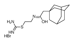 2-[[2-(1-adamantyl)acetyl]amino]ethyl carbamimidothioate,hydrobromide Structure