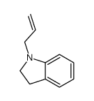 1-prop-2-enyl-2,3-dihydroindole结构式