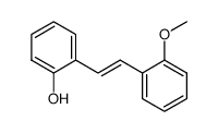 (E)-1-hydroxy-2-(2-methoxy)styrylbenzene Structure