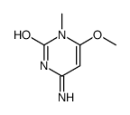 4-amino-6-methoxy-1-methylpyrimidin-2-one Structure