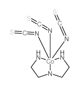 bis(2-azanidylethyl)azanide; cobalt; triisothiocyanate picture