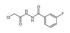 N'-(2-chloroacetyl)-3-fluorobenzohydrazide Structure