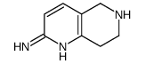 5,6,7,8-Tetrahydro-1,6-naphthyridin-2-amine结构式