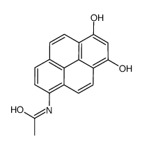 N-(6,8-dihydroxypyren-1-yl)acetamide结构式