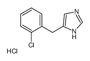 4-(2-CHLORO-BENZYL)-1H-IMIDAZOLE HCL structure