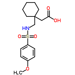 [1-({[(4-Methoxyphenyl)sulfonyl]amino}methyl)cyclohexyl]acetic acid picture