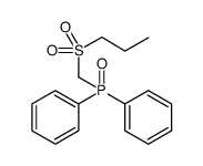 Phosphine oxide, diphenyl[(propylsulfonyl)methyl] Structure