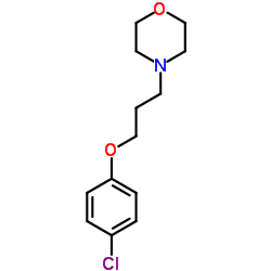 4-[3-(4-Chlorophenoxy)propyl]morpholine structure