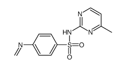 p-(methyleneamino)-N-(4-methyl-2-pyrimidyl)benzenesulphonamide结构式