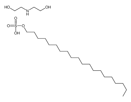 icosyl hydrogen sulphate, compound with 2,2'-iminodiethanol (1:1)结构式