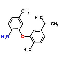 2-(5-Isopropyl-2-methylphenoxy)-4-methylaniline结构式