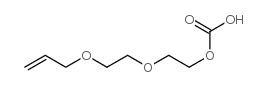 Allyl diglycol carbonate Structure