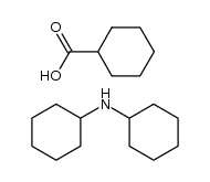 dicyclohexylammonium cyclohexanecarboxylate Structure