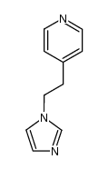 4-[2-(1-imidazolyl)ethyl]pyridine Structure