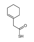 2-(cyclohexen-1-yl)ethanethioic S-acid Structure