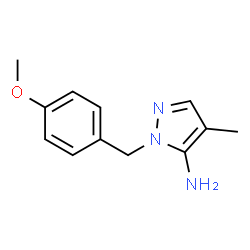 1-(4-Methoxybenzyl)-4-methyl-1H-pyrazol-5-amine structure