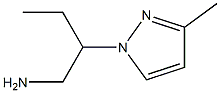[2-(3-methyl-1H-pyrazol-1-yl)butyl]amine Structure