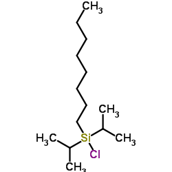 Chloro(diisopropyl)octylsilane Structure