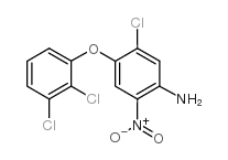 4-Chloro-5-(2,3-dichlorophenoxy)-2-nitroaniline Structure