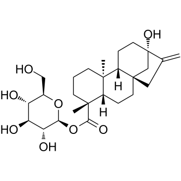 甜菊醇-19-葡萄糖苷结构式