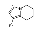 3-bromo-4,5,6,7-tetrahydropyrazolo[1,5-a]pyridine结构式