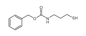 benzyl N-(3-mercaptopropyl)carbamate结构式