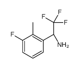 (1S)-2,2,2-trifluoro-1-(3-fluoro-2-methylphenyl)ethanamine结构式