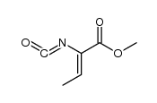 methyl 2-isocyanatobut-2-enoate结构式