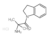 2-Amino-1-(2,3-dihydro-1H-indol-1-yl)-2-methyl-1-propanone hydrochloride Structure