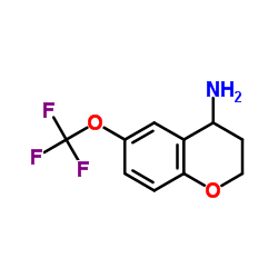 6-(Trifluoromethoxy)-4-chromanamine Structure