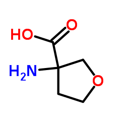 3-氨基四氢呋喃-3-羧酸结构式