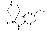 5-methoxyspiro[indole-3,4'-piperidin]-2(1H)-one Structure