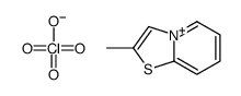 2-methyl-[1,3]thiazolo[3,2-a]pyridin-4-ium,perchlorate Structure