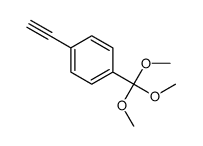 1-Ethynyl-4-(trimethoxymethyl)benzene Structure