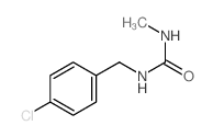 Urea,N-[(4-chlorophenyl)methyl]-N'-methyl-结构式