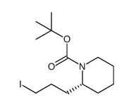 tert-butyl (R)-2-(3-iodopropyl)piperidine-1-carboxylate Structure