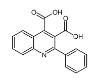 2-phenylquinoline-3,4-dicarboxylic acid结构式