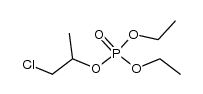 3-Chloropropan-2-yl diethyl phosphate Structure