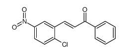 (2E)-3-(2-chloro-5-nitrophenyl)-1-phenylprop-2-en-1-one Structure