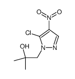 1-(5-chloro-4-nitro-pyrazol-1-yl)-2-methyl-propan-2-ol structure