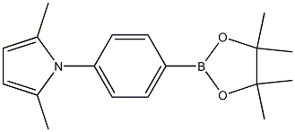 Pinacol 4-(2,5-dimethylpyrrole-1-yl) phenylboronic acid pinacol ester structure