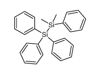 2,2-Dimethyl-1,1,1,2-tetraphenyldisilan Structure