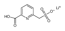 monolithium salt of 6-(sulfomethyl)pyridine-2-carboxylic acid Structure